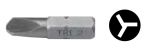 #1 Tri-Wing Bit (1" Long, 1/4" Hex) Tamperproof